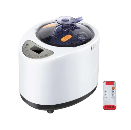 White Portable Steam Sauna Generator With Remote Control Spa Machine