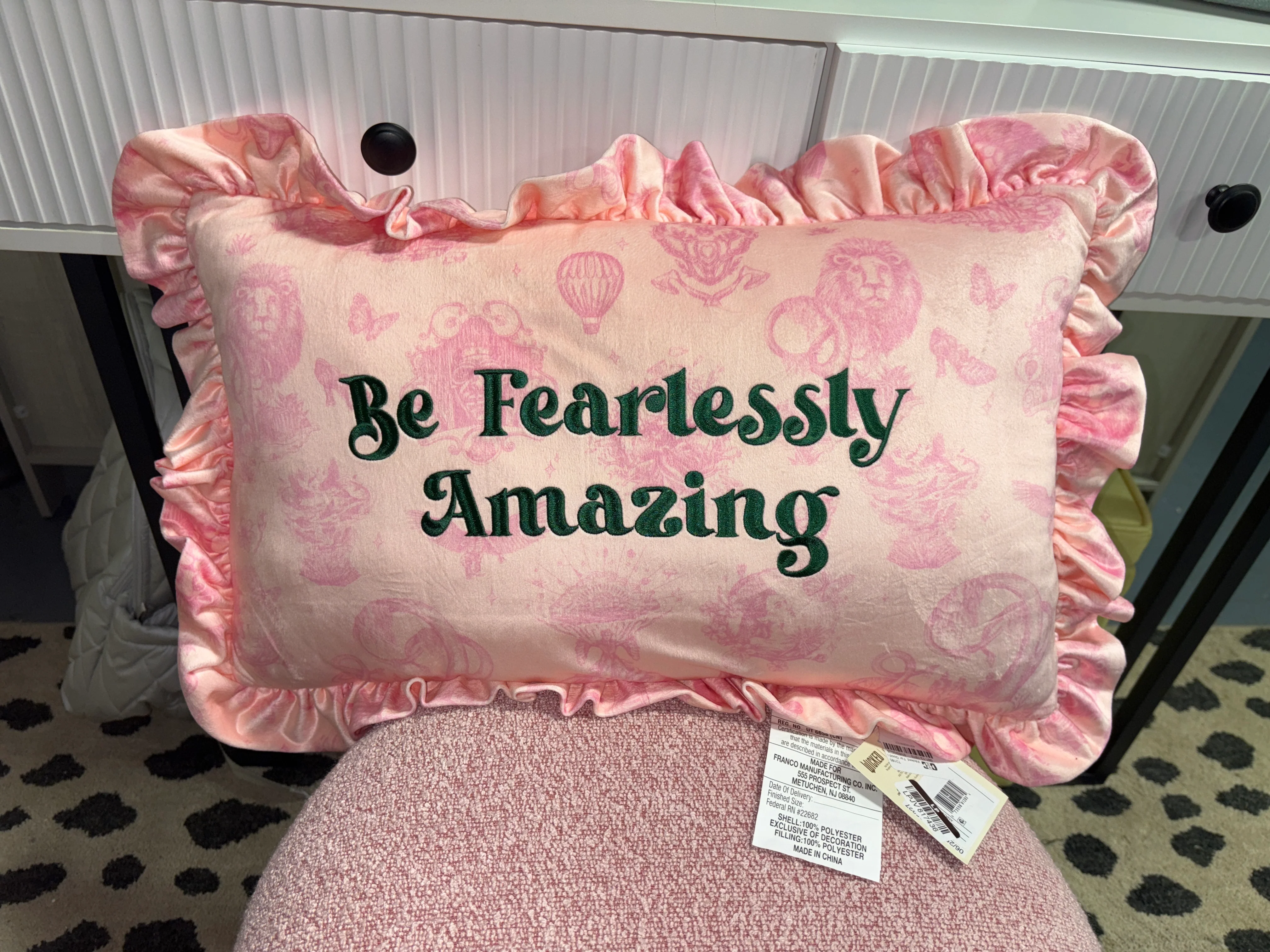 Wicked: For Good x Katie Kime Decorative Lumbar Pillow SHOWROOM ITEM - Image 2