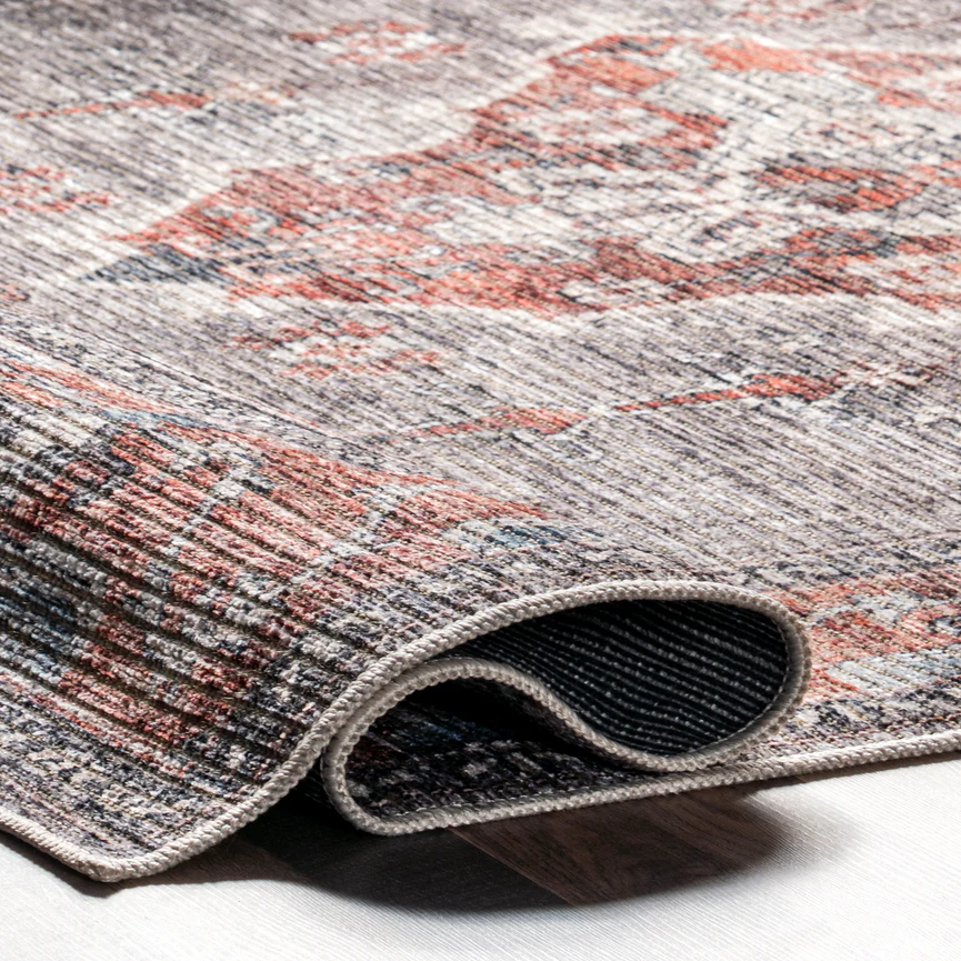Wild Orchid Machine Washable Area Rug 2' 8" x 8' - Image 2