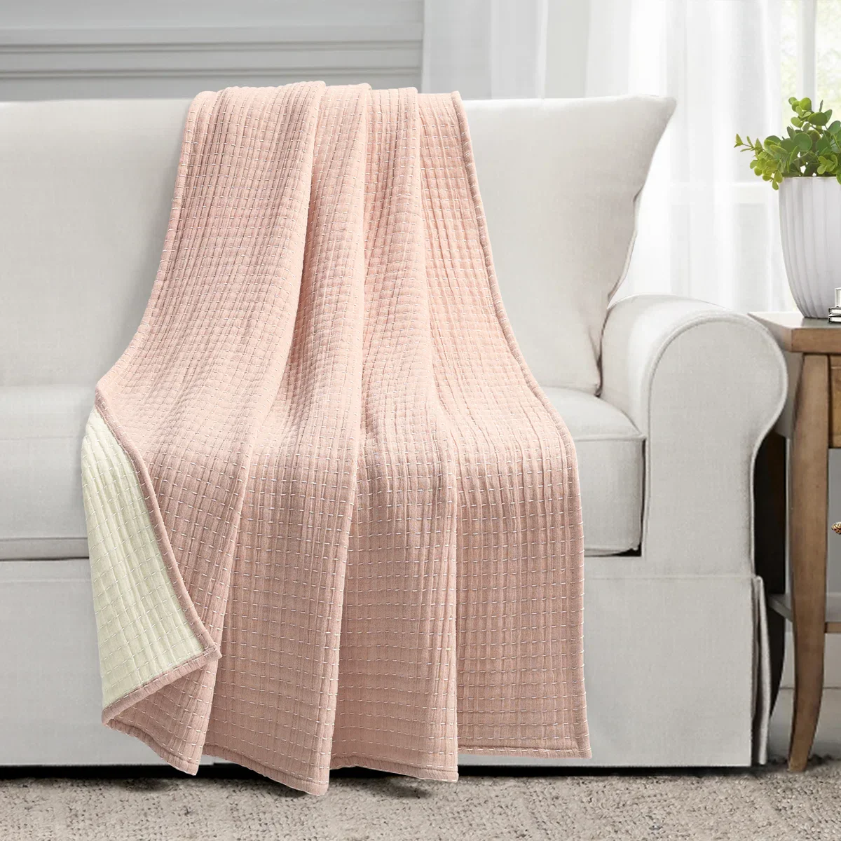 Windcrest Hand Woven Throw Blanket - Image 3