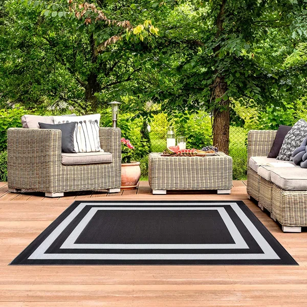 Winslet Striped Indoor / Outdoor Rug 5' x 7' - Image 2