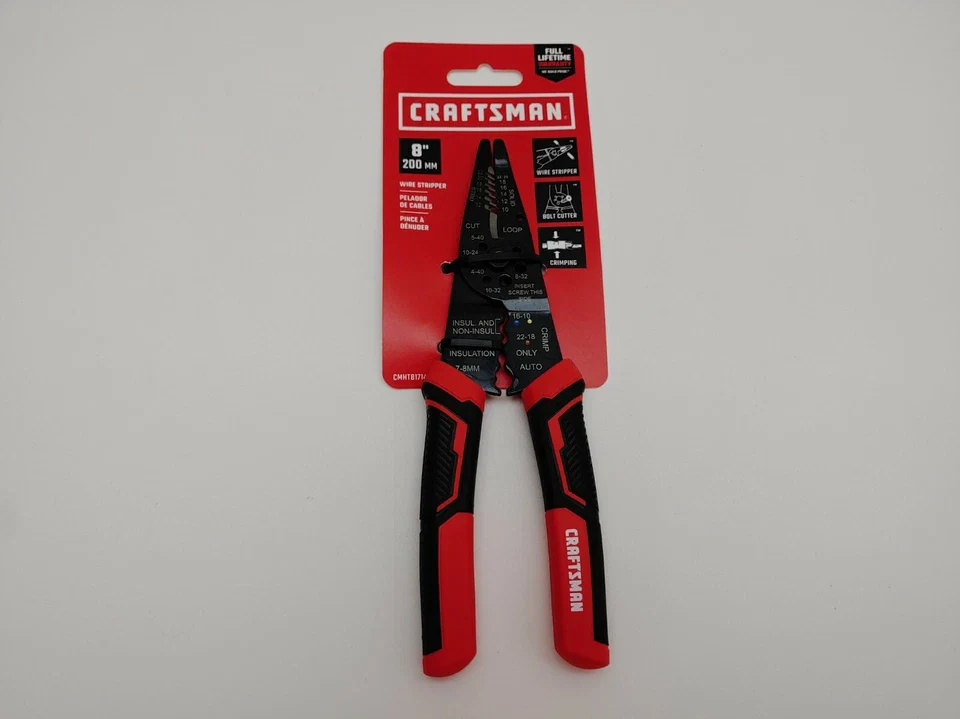 Wire Strippers Stripper Pliers Crimping Cutting Electrical Wire FS - Image 4