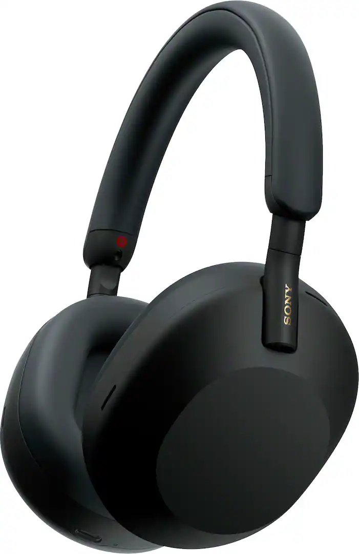 Wireless Noise-Canceling Over-the-Ear Headphones - Black