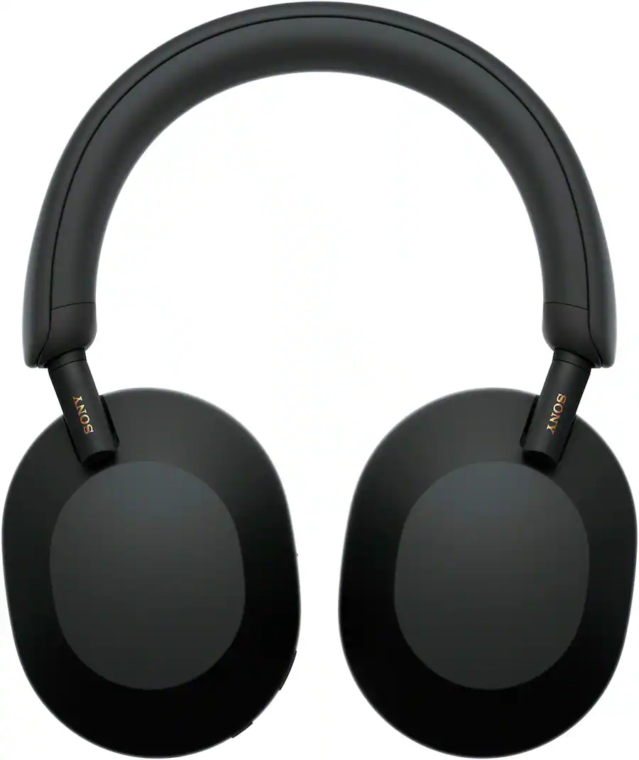 Wireless Noise-Canceling Over-the-Ear Headphones - Black - Image 2