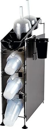 Wirewors Cup and Lid Dispenser 3 Cup, Black - Image 2