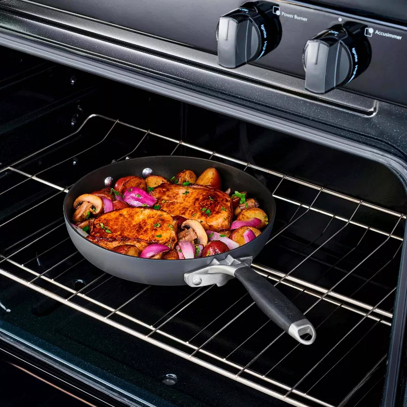 AquaShield Nonstick 9pc Space-Saving Cookware Set - Image 4