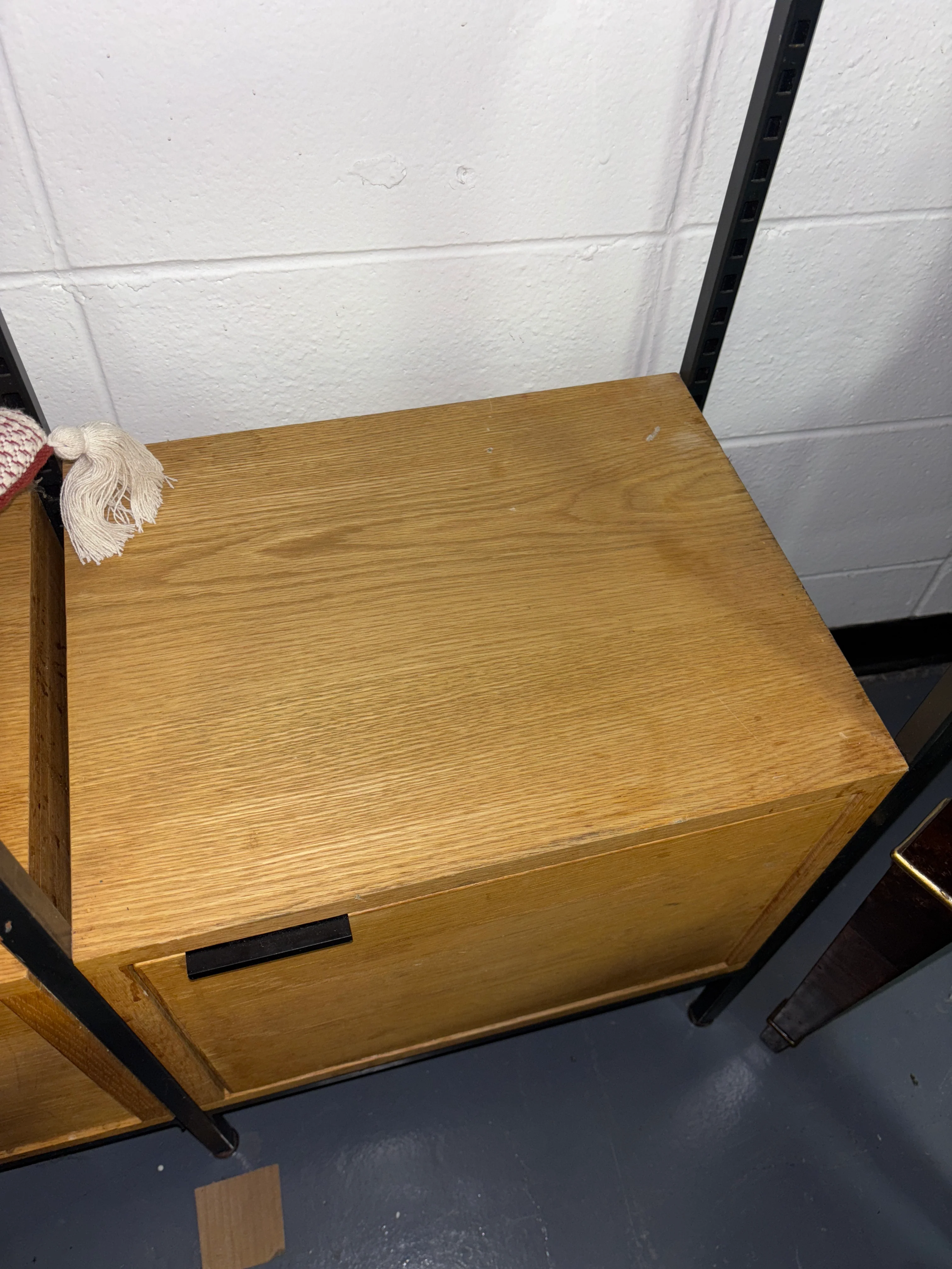 Wood and Metal Cubby Stand - Natural SHOWROOM ITEM - Image 5