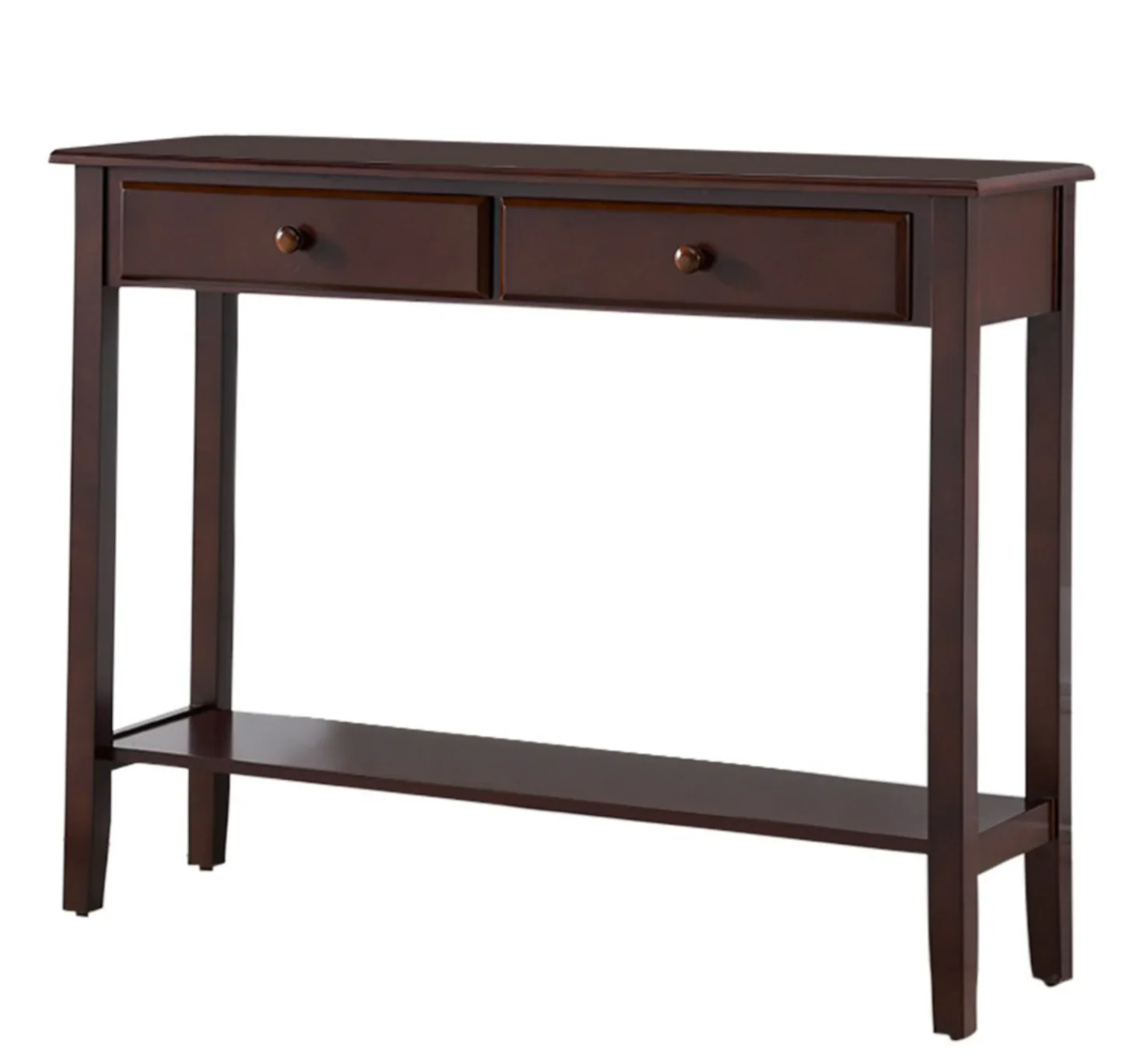 Wood Console Entryway Table SHOWROOM ITEM