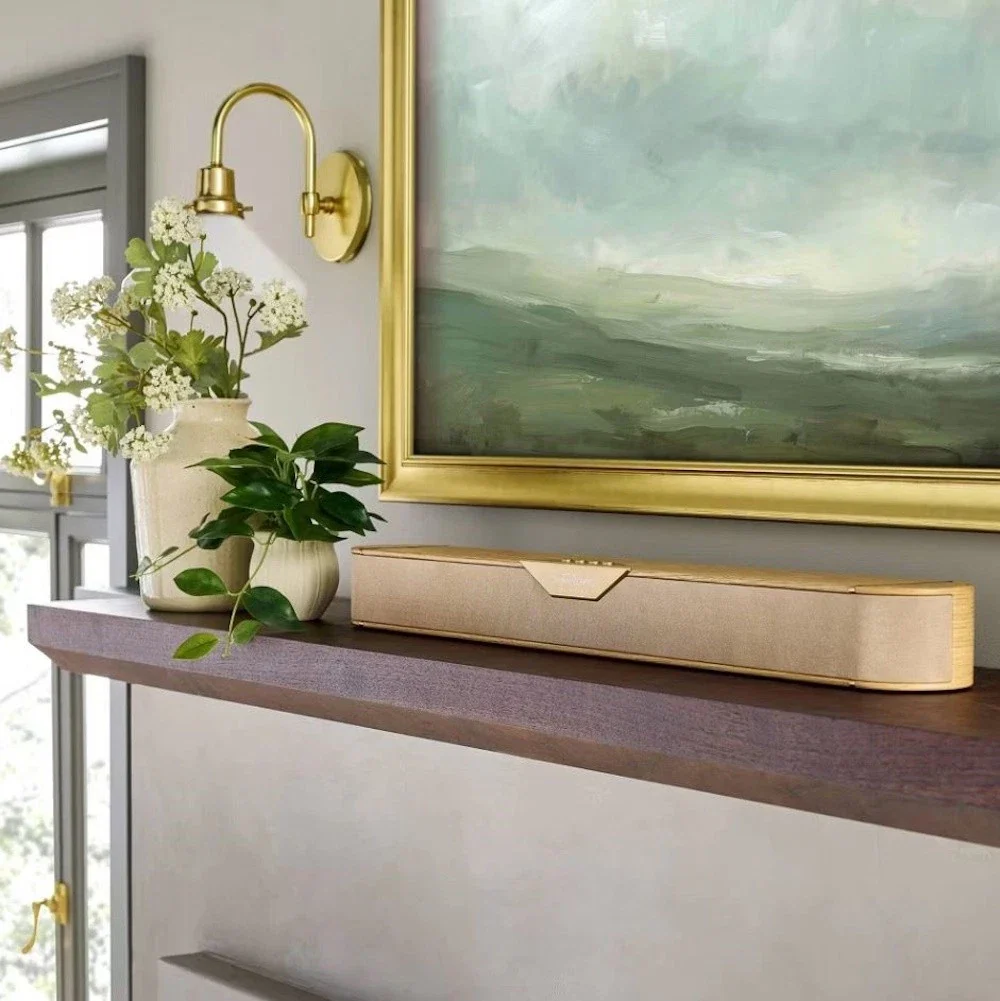 Wood & Brass Finish Dolby Digital Soundbar - Image 2