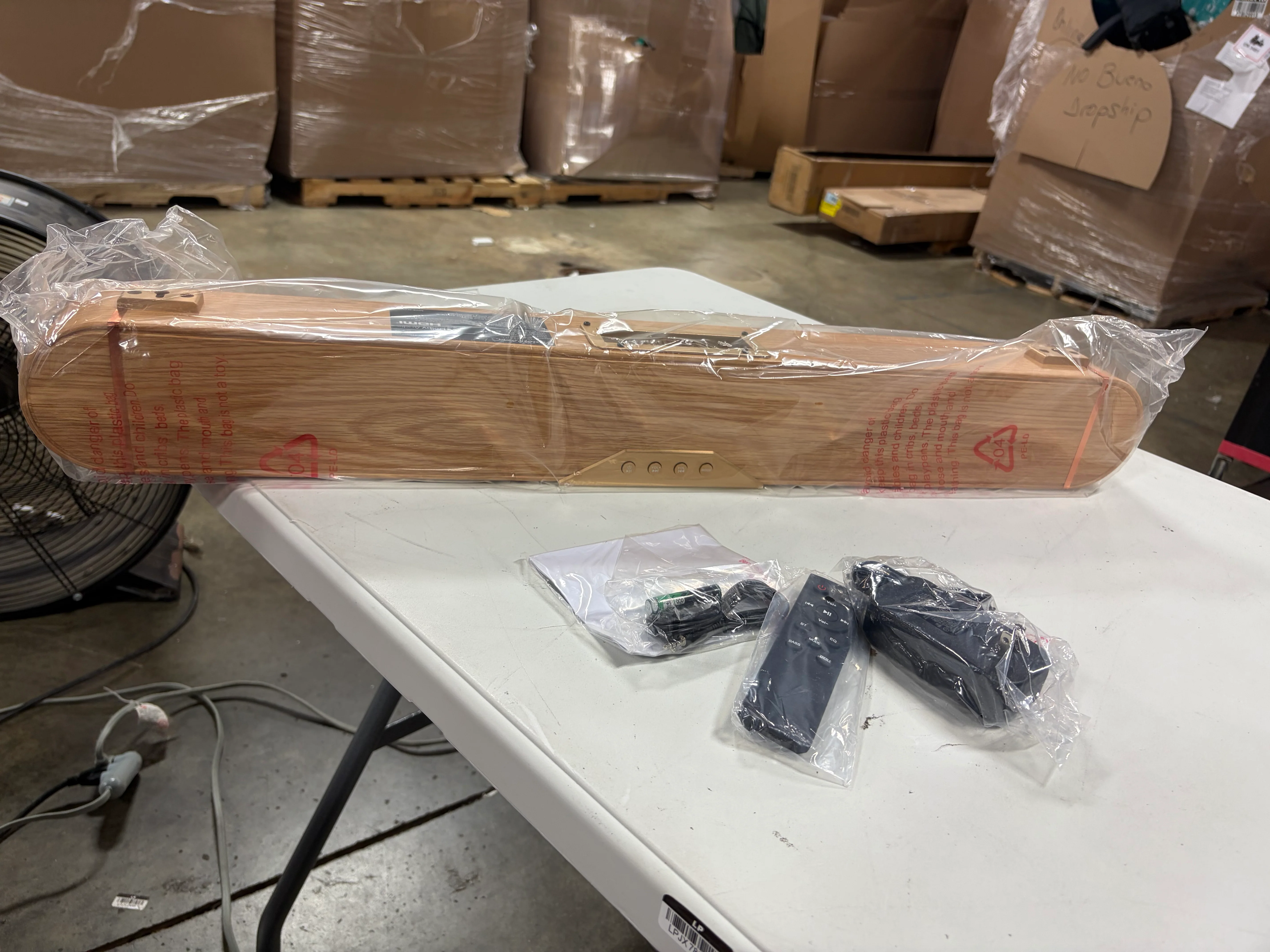 Wood & Brass Finish Dolby Digital Soundbar - Image 8