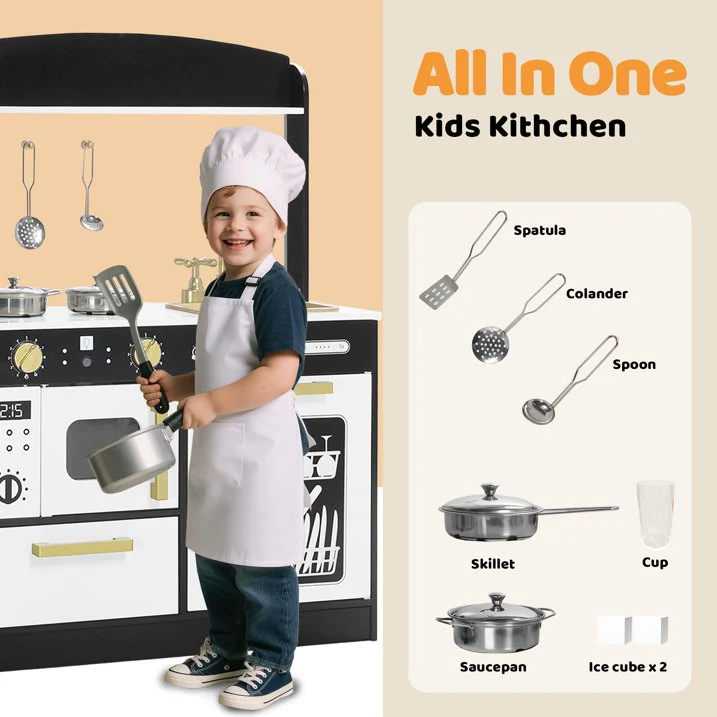 Wood Kids Play Kitchen - Image 3