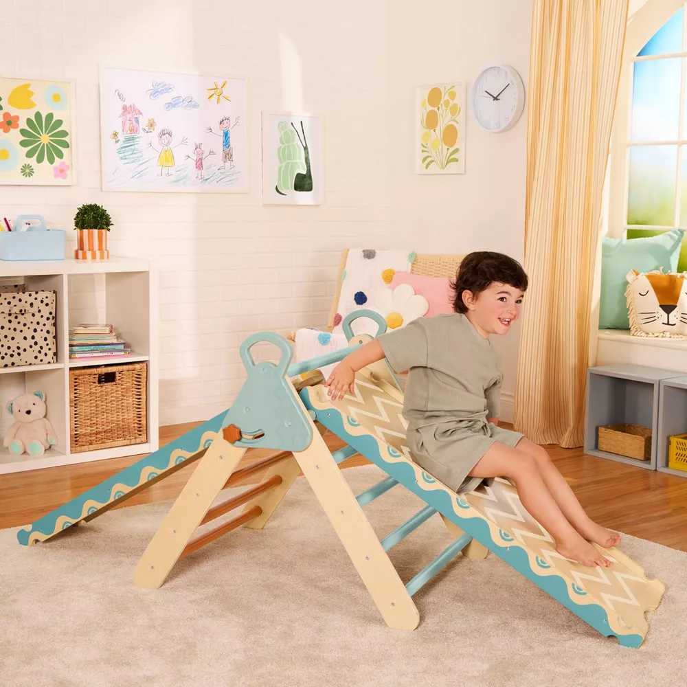Wooden Pikler Triangle Climber Set - Wonder Climber - Image 5