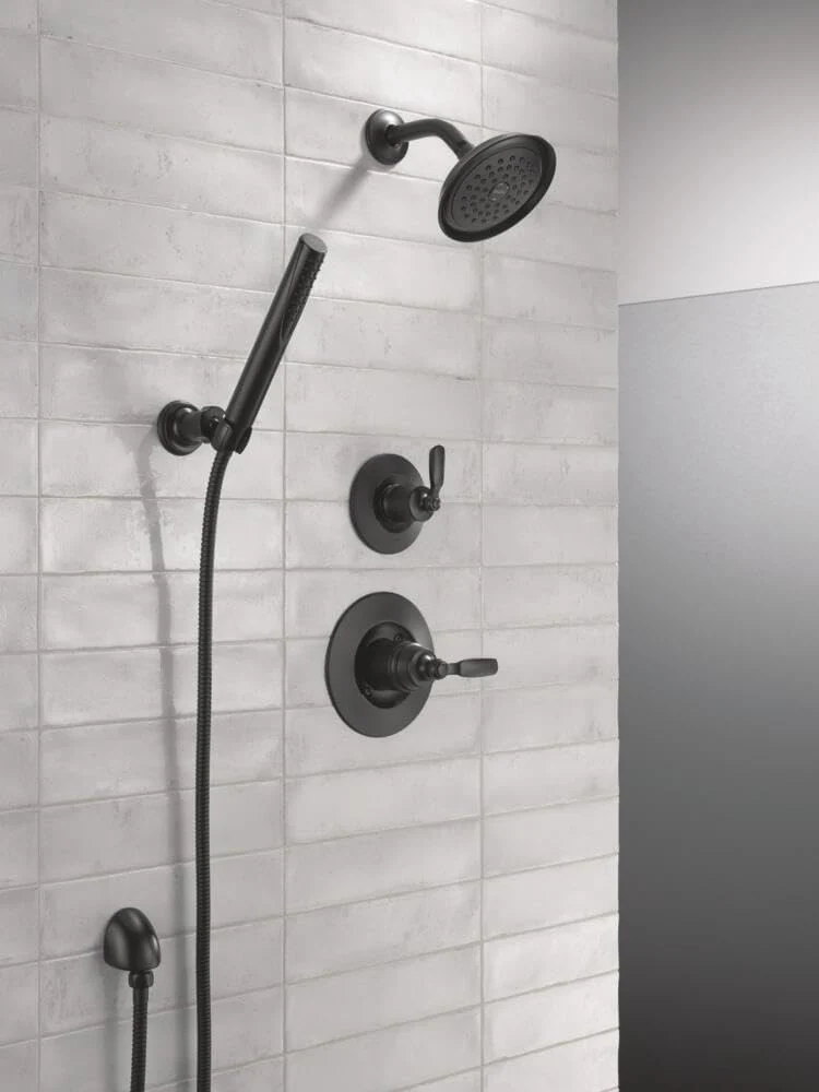 Woodhurst 3-Way Shower Handle Diverter Trim Kit, Matte Black (Valve Not Included) - Image 3