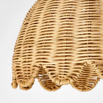 Woven Flush Mount Ceiling Light - Image 4