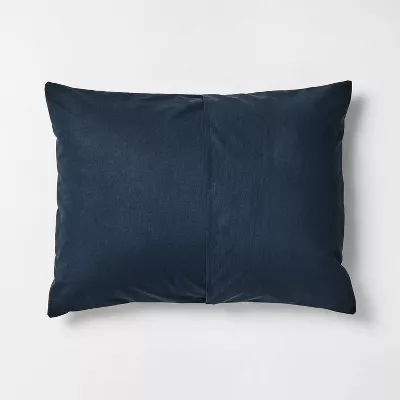 Woven Grid Comforter Set Navy Blue - Full/Queen - Image 3