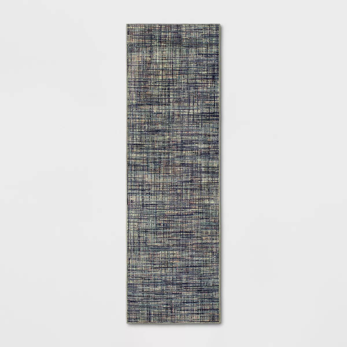 Woven Gridlines with Thin Stripe Rug