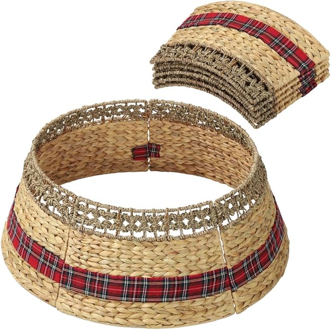 Woven Hyacinth Christmas Tree Colla
