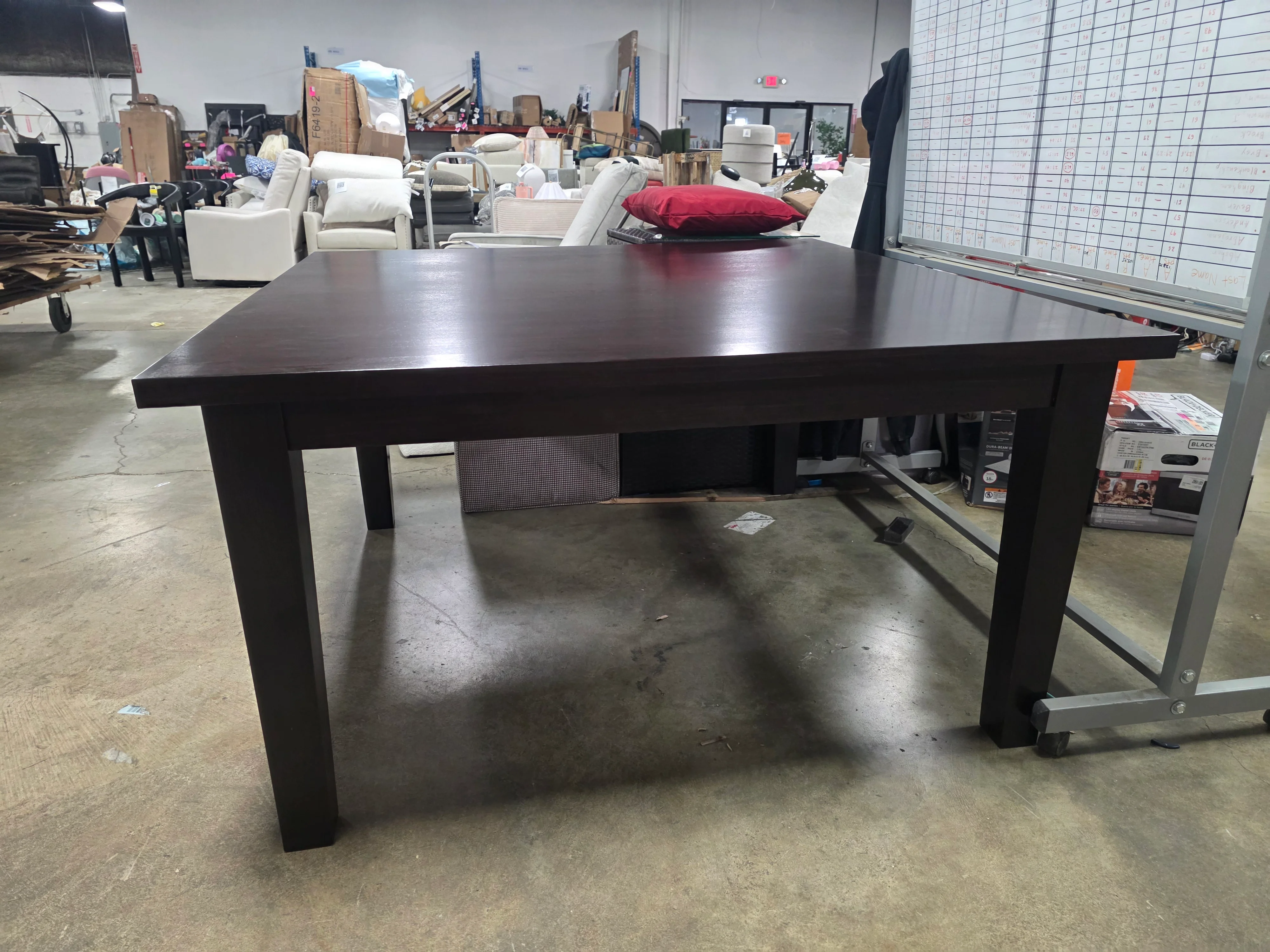 WyndenHall 54"x54" Colburn Solid Hardwood Square Dining Table - SHOWROOM ITEM 🔴 - Image 3