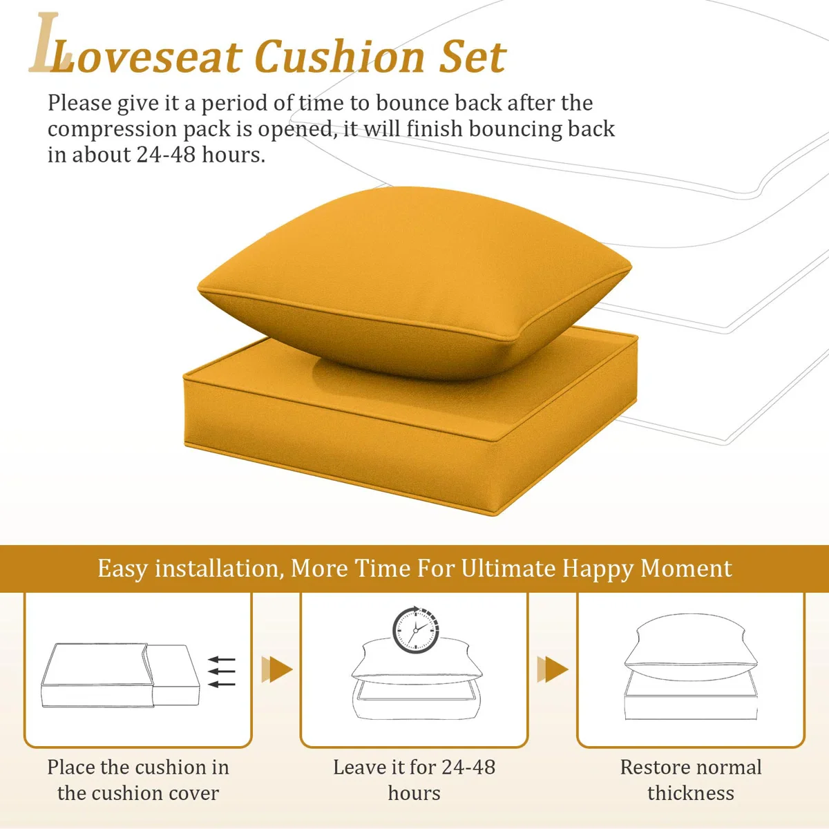 Wynee Outdoor Deep Seat Cushion Set - Image 3