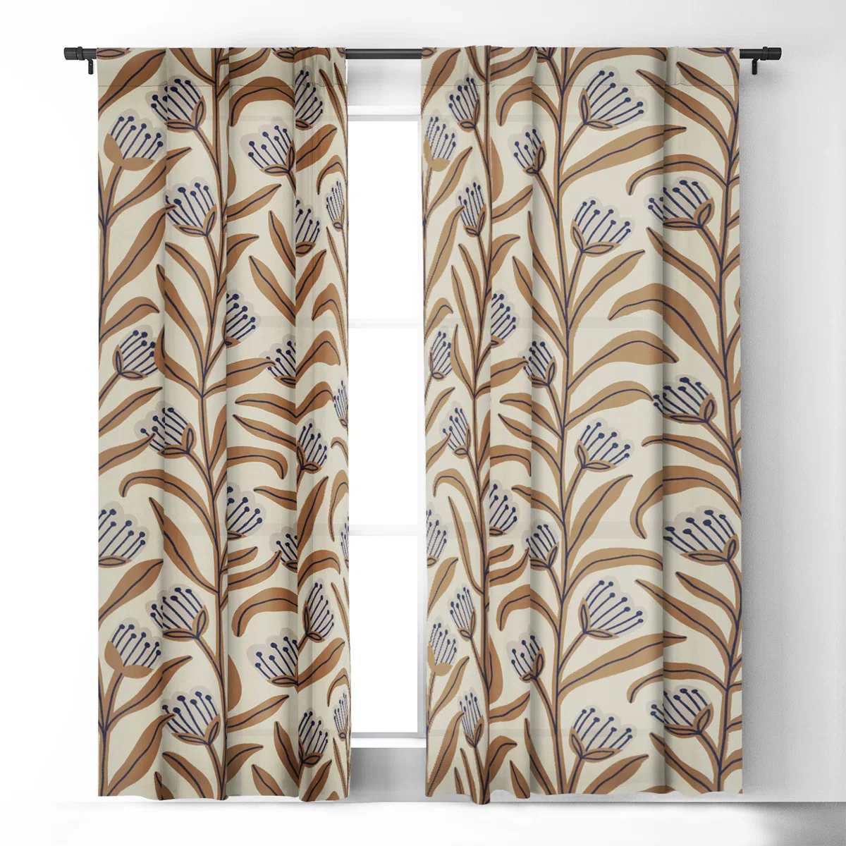 Xeni Polyester Blackout Curtain Single Panel - Image 2