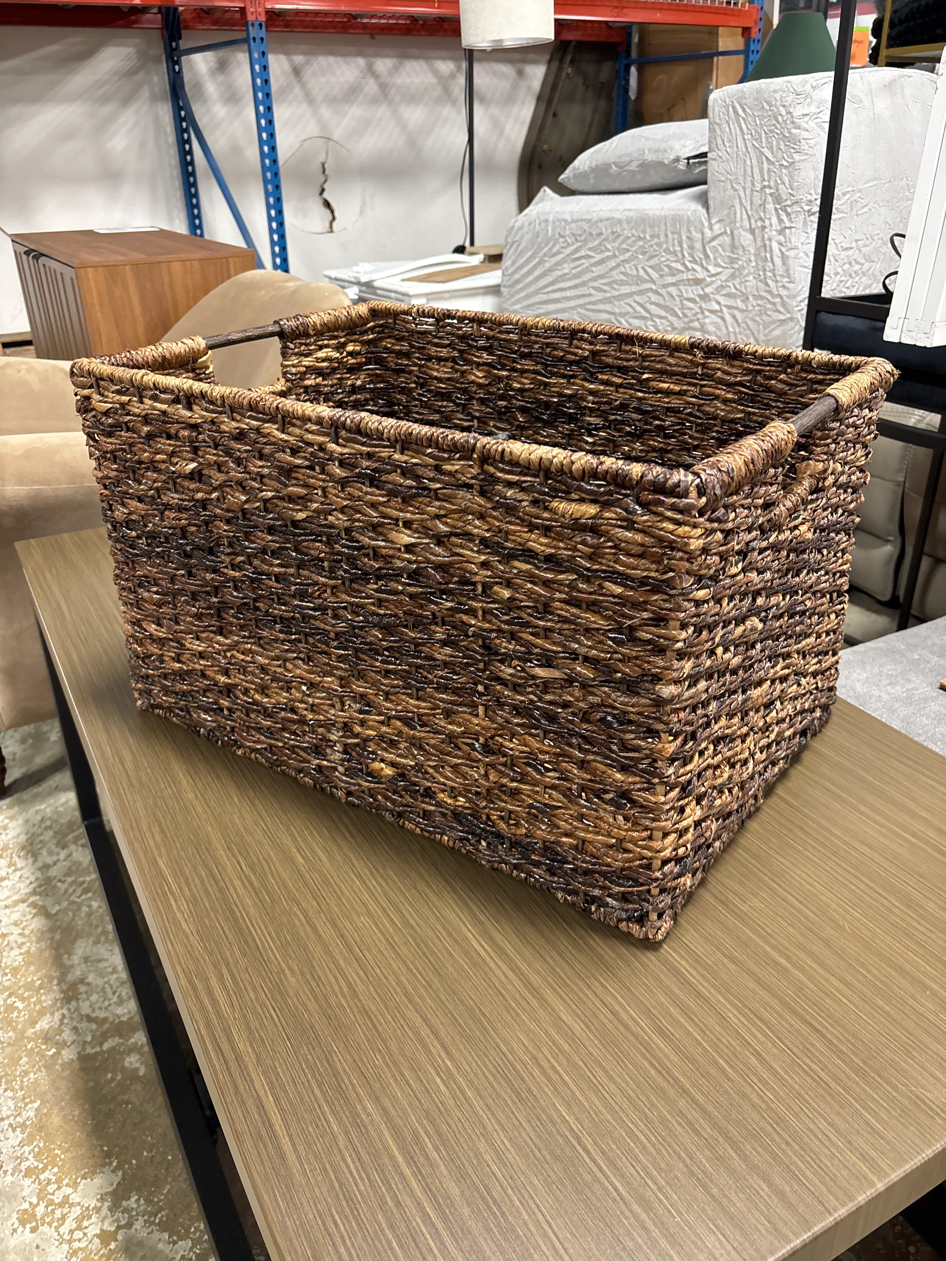 XL Woven Abaca Basket - Brightroom™ SHOWROOM ITEM - Image 2