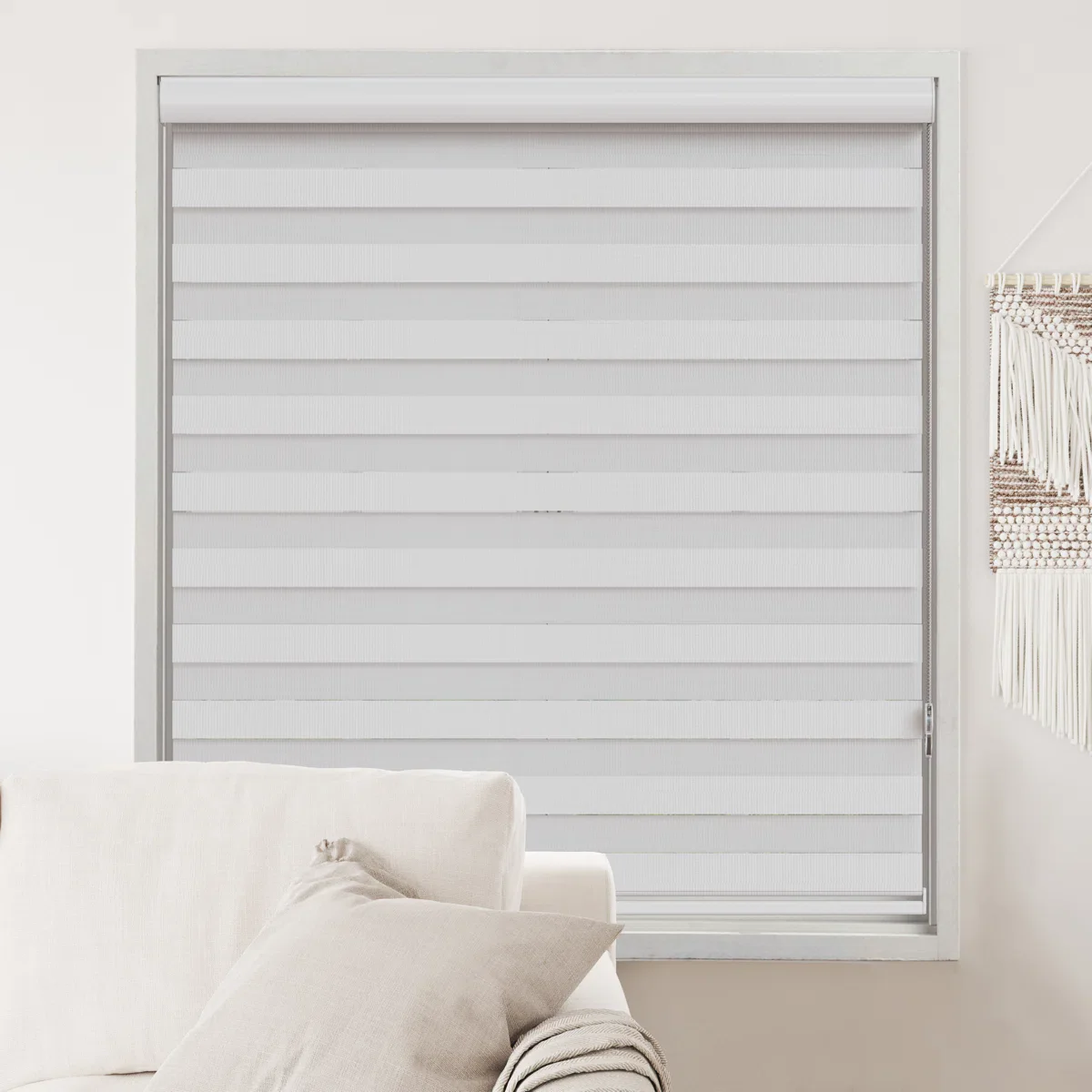 Zebra Blinds Window Dual Layer Roller Shades - Image 5